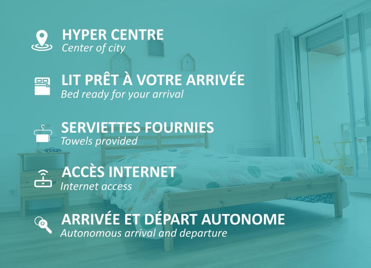 Apartamento Studio Hyper Centre Avec Balcon Châteauroux Exterior foto